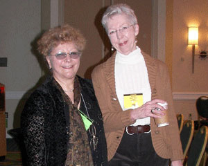 Maryam Torbati with Pat Wolfe